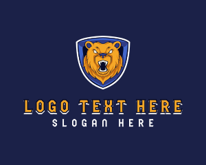 Angry Bear Shield logo