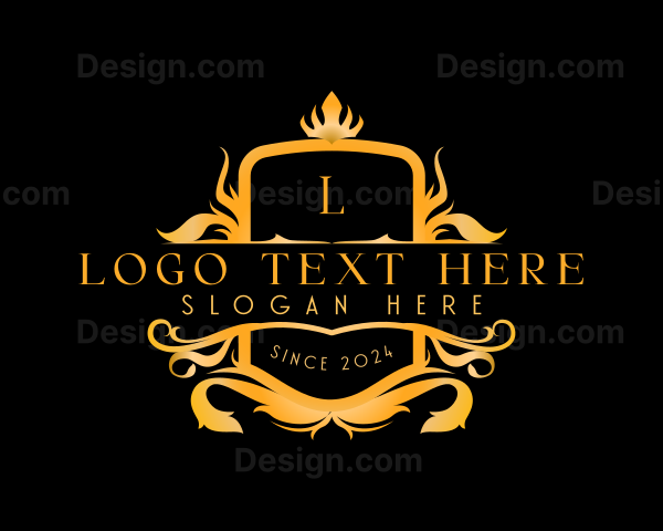 Premium Ornamental Crown Logo