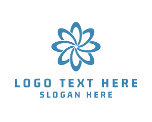 Blue Flower Rings logo