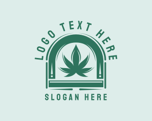 Herbal Marijuana Leaf logo