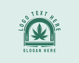 Herbal Marijuana Leaf Logo