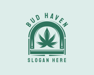 Herbal Marijuana Leaf logo