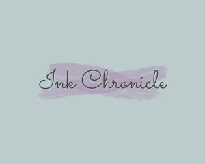 Feminine Watercolor Wordmark logo