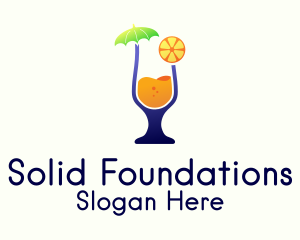 Tropical Orange Juice  Logo