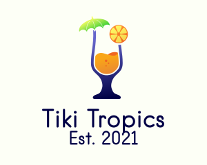 Tropical Orange Juice  logo design