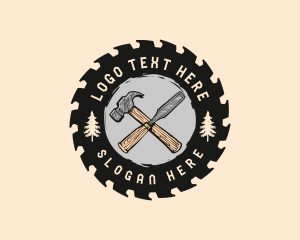 Hammer Chisel Woodwork logo