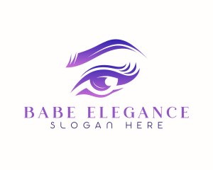  Elegant Eyelashes Spa logo design