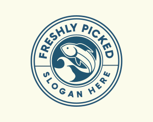 Ocean Fish Restaurant logo design