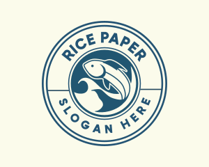 Ocean Fish Restaurant logo design