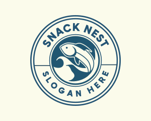 Ocean Fish Restaurant logo design