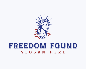 Patriotic Liberty USA logo design