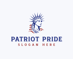 Patriotic Liberty USA logo design