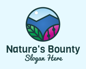 Mountain Nature Landscape  logo design