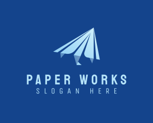 Paper Plane Travel logo design