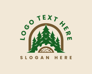 Pine Tree Logging Carpentry logo