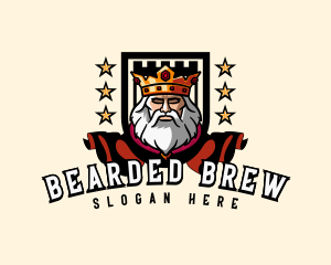 Royal King Beard logo design