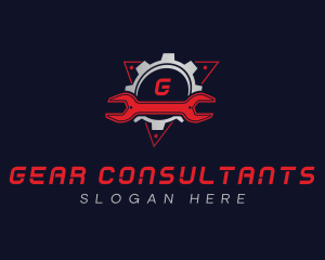 Industrial Gear Maintenance logo design