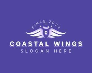 Holy Angel Wings logo design