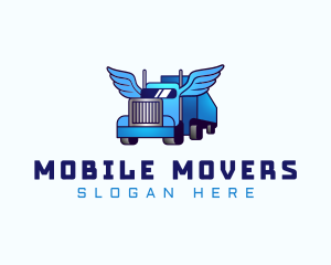 Automotive Truck Wings logo design