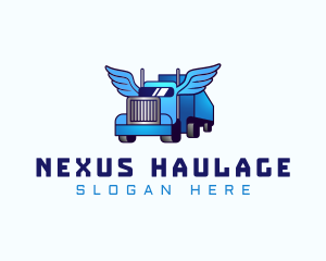 Automotive Truck Wings logo design