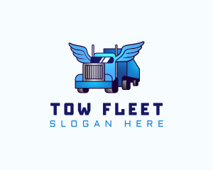 Automotive Truck Wings logo design