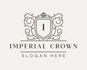 Crown Shield Boutique logo design