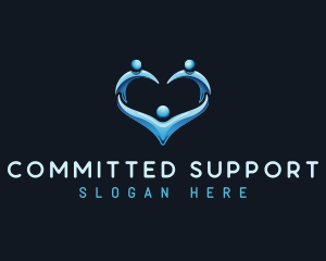 Heart Community Care logo design