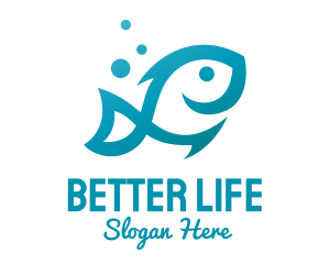 Marine Fish Hook logo design