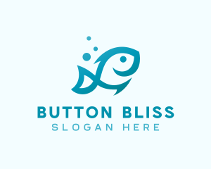 Marine Fish Aquarium logo design