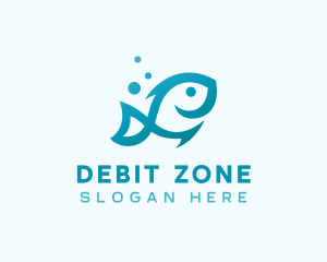 Marine Fish Aquarium logo design