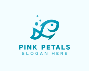 Marine Fish Aquarium logo design