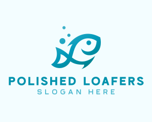 Marine Fish Aquarium logo design