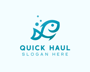 Marine Fish Aquarium logo design