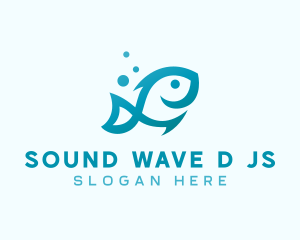 Marine Fish Aquarium logo design