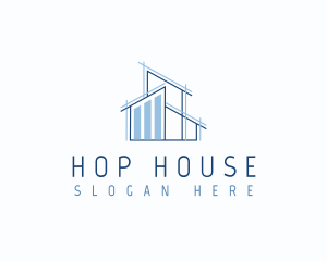 House Blueprint Architect logo design