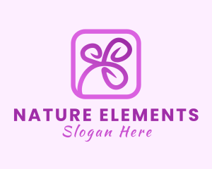 Natural Flower Shop  logo design