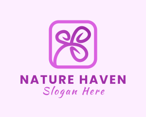 Natural Flower Shop  logo design