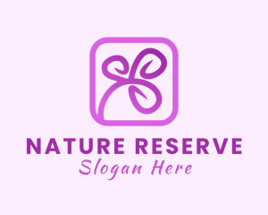 Natural Flower Shop  logo design