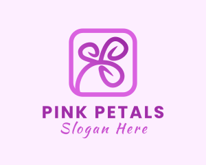 Natural Flower Shop  logo design