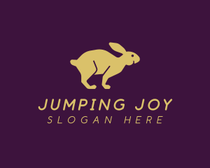 Rabbit Bunny Jump logo design