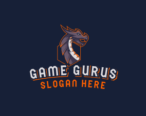 Gaming Dragon Beast Logo
