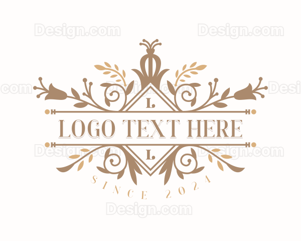 Luxury Floral Garden Logo