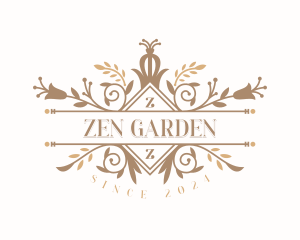 Luxury Floral Garden logo design