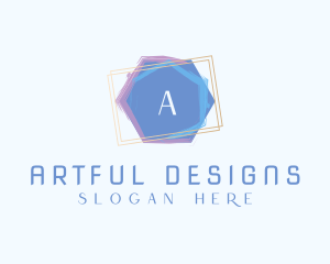 Watercolor Art Frame logo design