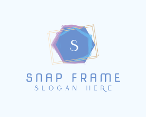 Watercolor Art Frame logo design