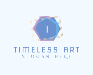 Watercolor Art Frame logo design