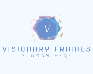 Watercolor Art Frame logo design