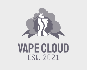 Grey Vape Mod  logo design