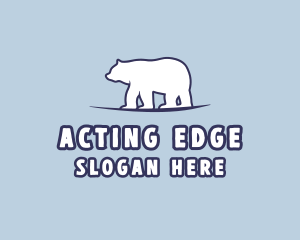 Polar Bear Wildlife logo design