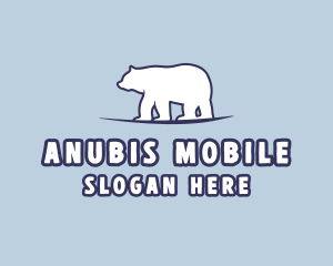 Polar Bear Wildlife logo design